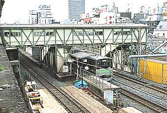 写真：駅の跨線橋