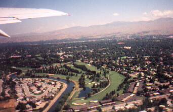 空から見たボイジーの風景