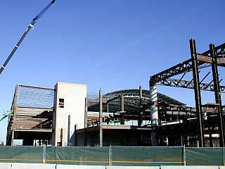 建設中の新ターミナル