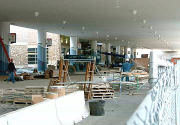 新ターミナル1階部分工事