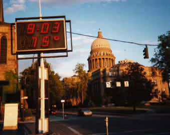 6月中旬、午後9時のボイジー