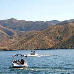 ラッキーピークレークのセーリング