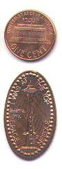 記念品の加工済ペニー