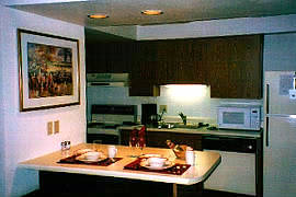 Residence Innの部屋のキッチン