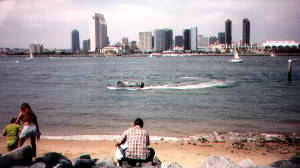 コロナドからサンディエゴ市街を望む