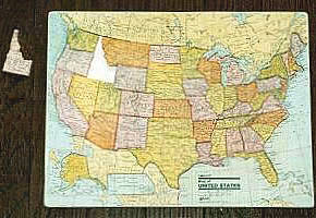 アイダホ州の位置