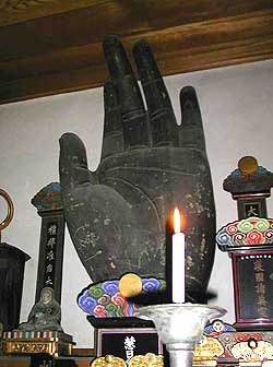 東福寺大仏の手