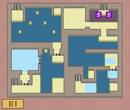 大地の汽笛　雪の神殿　MAP