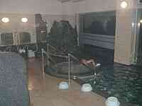 中央の丸いのが気泡湯。奥が打たせ湯